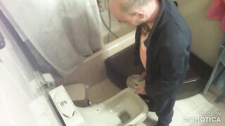 Pissing-Sex Craziness inside Wc by sexjustice