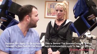 Long Tit Blonde Bella Inks Gyno Exam Caught On Spy