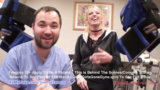 Long Tit Blonde Bella Inks Gyno Exam Caught On Spy
