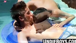 3Way Pool Side Thrillers - Anal Action Triple Treat