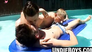 3Way Pool Side Thrillers - Anal Action Triple Treat