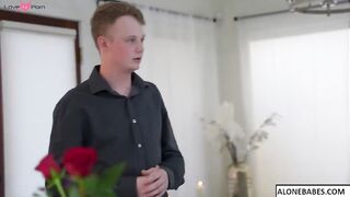 Step-Mom's Hot Blowjob Tutorial - Step Son Learns How To Please A Woman