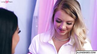 Riley Star & Serina Santos - Scandalous Threesome With A Twist