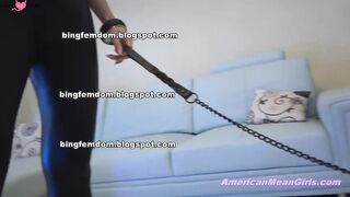 Dominatrix Boss Lady Humiliates Her Male Employee With Sexual Tasks