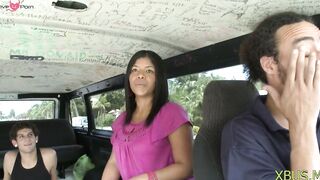 Bus Voyage - Sexual Adventure with Hot Blonde Babe