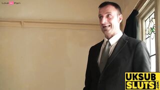 UK Sub Slut Passionately Dominated By Hardcore Stud