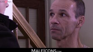 Mature Males Seduce barely legal Stud With Anal Sex And Facial