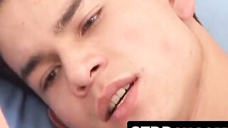 Raw Ass-Fucking Latin Lovers - Anal Threesome with Facial Finish