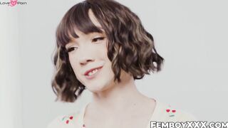 Three's A Charm! - Threesome With Transgender Girl Fucks Her Boyfriend And His Friend
