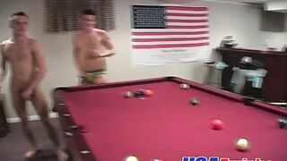 Twink Threesome Poolside Fuck Fest - Scene #1