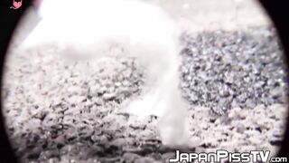 Asian Vixen in Knee Socks Finding Private Piss Spot - HD