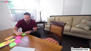 3Way Swinger MILF Vixen SweetVicky Fucks Her Step-Dad And Husband