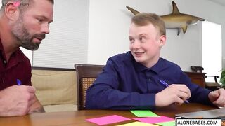 3Way Swinger MILF Vixen SweetVicky Fucks Her Step-Dad And Husband