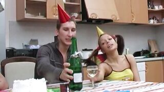 Sexually Charged Redhead Babe - Sashka Coxx Fucks Hard And Swallows Big Load