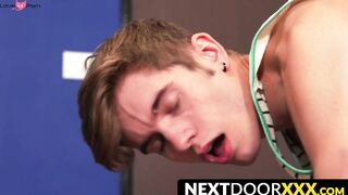 Twinks Gone Wild! Raw Anal Threesome with Huge Loads