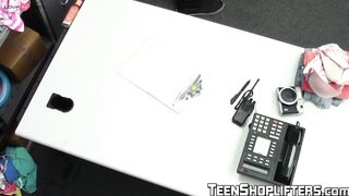 barely legal & Hot Scarlett Mae's Hardcore Table Fuck with Huge Load from Wrex Olliver