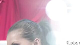 Hot Babe Gives A Sensual Striptease And Sexually Charged Dance Performance