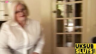 UK Sub Slut Passionately Dominated By Rough Boss