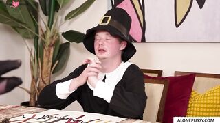 Thanksgiving Freaks - Gobble Up This Hot Blonde's Ass