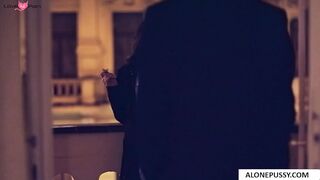Rough Sex - Big Ass Blonde Babe Rides Hard Dick & Squirting Orgasm
