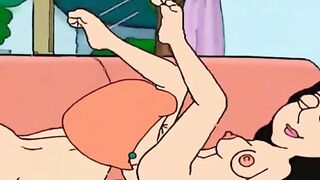 Famous Cartoon Characters Unite For A Lesbian Threesome