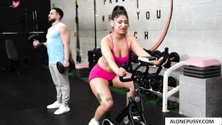 Hot Amateur Couple Fucked Hard in Their Home Gym - Sweat & Cum Covered Bodies