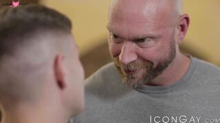 Big Daddy's Dick Slides Easily Into Hot Twink Ass - Scene #1