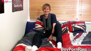 Blonde Hottie BRENT DALEY Fucks His Way To A Big Load