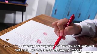 Exercises in Trust - Hot Blonde Teacher Guides Student Through Intense Workout