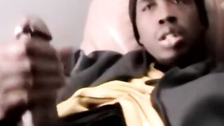 Prideful Black Amateur Masturabtes His Big Dick" or "Black Pride Solo Jack Off Session