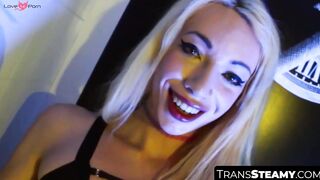 Blondie Blowjob Bombshell #2019-HD" or "Bubble Butt Trannys Suck & Fuck Hardcore!
