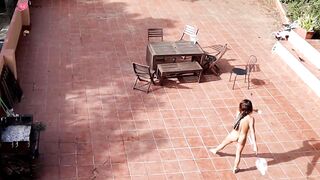 Public Outdoor Sex in Daylight - Brunette Babe Gets Fucked & Facialed by Hunk