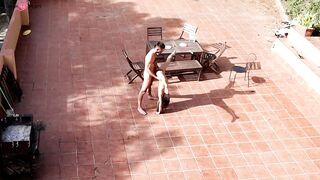 Public Outdoor Sex in Daylight - Brunette Babe Gets Fucked & Facialed by Hunk