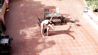 Public Outdoor Sex in Daylight - Brunette Babe Gets Fucked & Facialed by Hunk