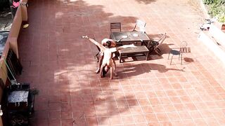 Public Outdoor Sex in Daylight - Brunette Babe Gets Fucked & Facialed by Hunk