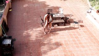 Public Outdoor Sex in Daylight - Brunette Babe Gets Fucked & Facialed by Hunk
