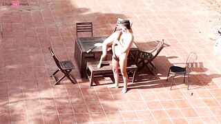 Public Outdoor Sex in Daylight - Brunette Babe Gets Fucked & Facialed by Hunk