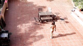 Public Outdoor Sex in Daylight - Brunette Babe Gets Fucked & Facialed by Hunk