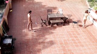 Public Outdoor Sex in Daylight - Brunette Babe Gets Fucked & Facialed by Hunk