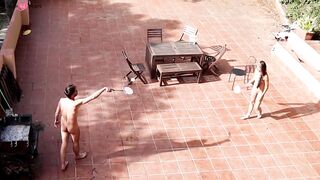 Public Outdoor Sex in Daylight - Brunette Babe Gets Fucked & Facialed by Hunk