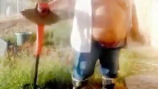 Chunky Bear's Jerk-Off Session Ending In A Hot Load
