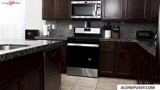 Sneak Attack Babysitting - Teen Babe Surprises Older Man With Blowjob & Riding