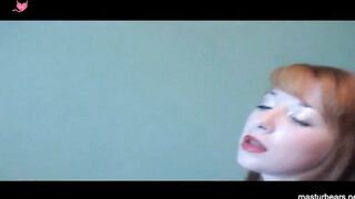 Redheaded Vixen MILA Fingers HERSELF With A Veggie - POV Closeup