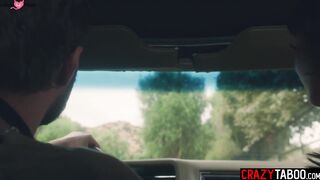 Threesome Fever #3 - Hot Blonde Teen Gets Double Penetrated By Two Guys In Bushes