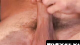 Volupteous Babe Jerks Off While Watching Porn And Blasts A Huge Load