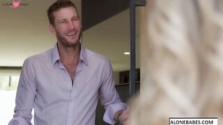 Muscle Daddies Step-Daughter's First Anal Workout