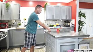 Chloe Cooper's Home Alone - Step-Daddy Catches Her Masturbating
