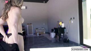 Step-Mom's Garage Surprise - Stepson Fucks His Hot Mom Hard