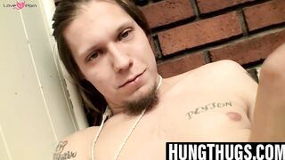 Thugs Lick And Jack Off For The Cameras