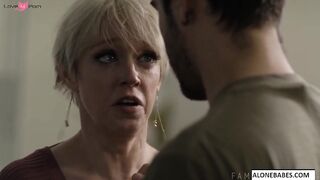 Step-Mother Dee Williams Fucks Her StepSon In The Ass And Gets A Facial